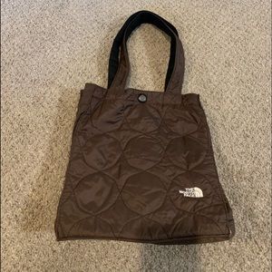 The North Face nylon puffer shoulder bag